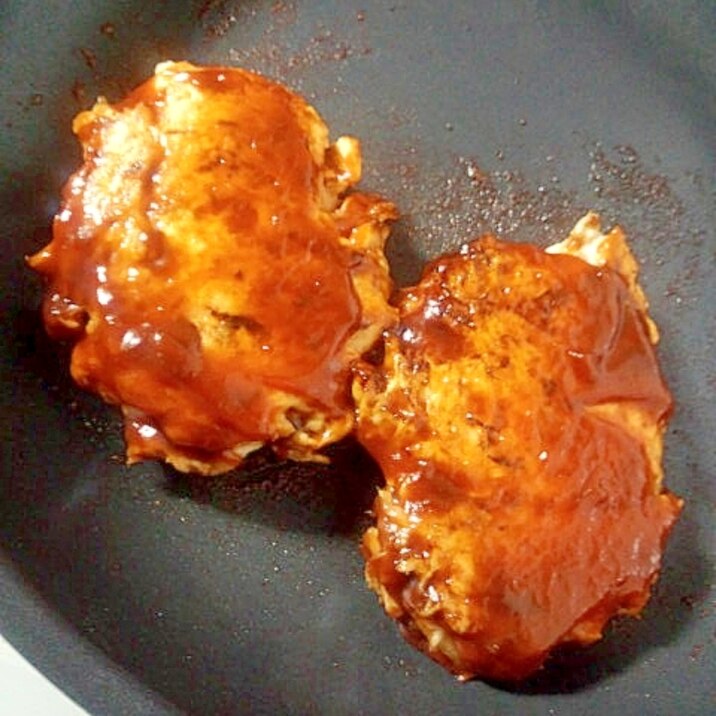 かさ増し 鶏挽き肉のキャベツ入りハンバーグ レシピ 作り方 By Reing 楽天レシピ